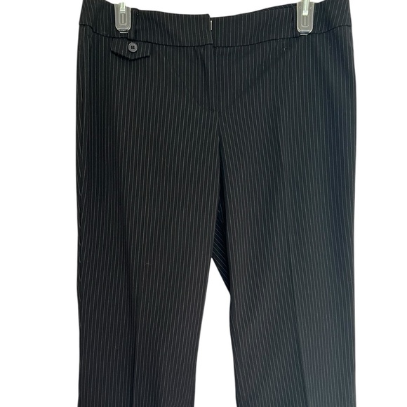 New York & Company Black Trousers with Pinstripe - Picture 1 of 6